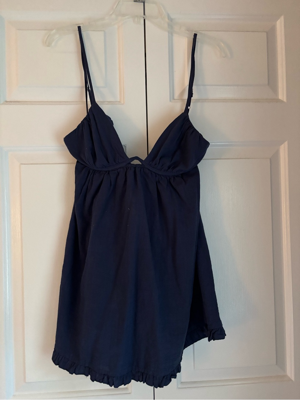 Women’s Navy Blue Spaghetti Strap Dress